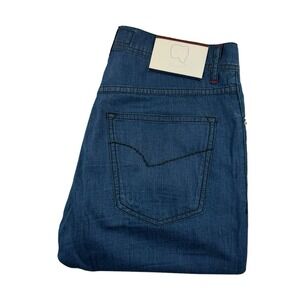 Marco Pescarolo Merano 3 Lightweight Denim Mens Tapered Jeans Blue 31x31